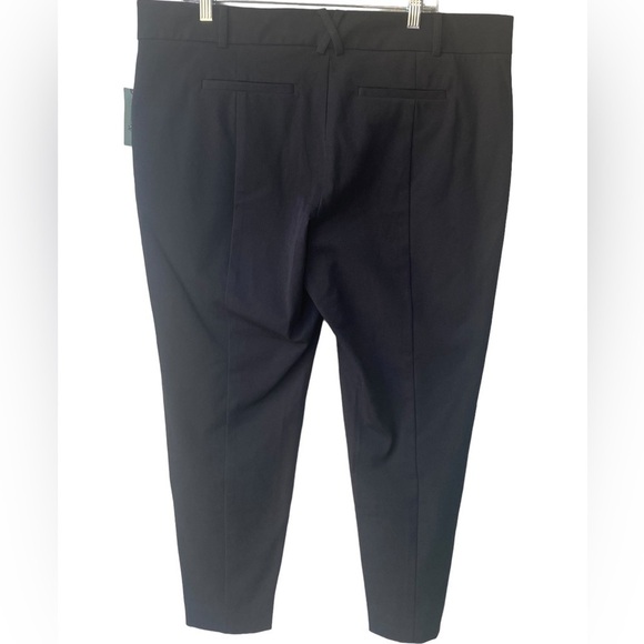 Anthropologie The Essential Slim Pant Size 18 NEW Black Office Stretch Ankl - Picture 7 of 12